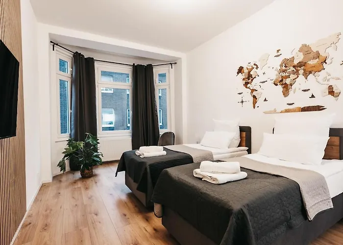 Appartement Atlas 4 Oberhausen, 3 Zimmer, Naehe Bahnhof, Westfield Centro