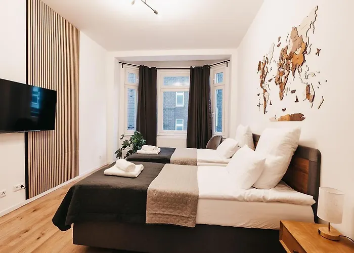 Appartement Atlas 4 Oberhausen, 3 Zimmer, Naehe Bahnhof, Westfield Centro *