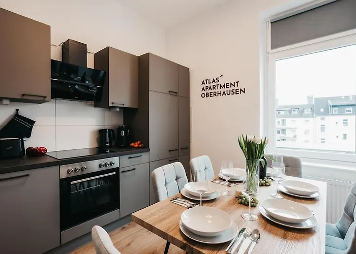 Atlas 4 Oberhausen, 3 Zimmer, Naehe Bahnhof, Westfield Centro