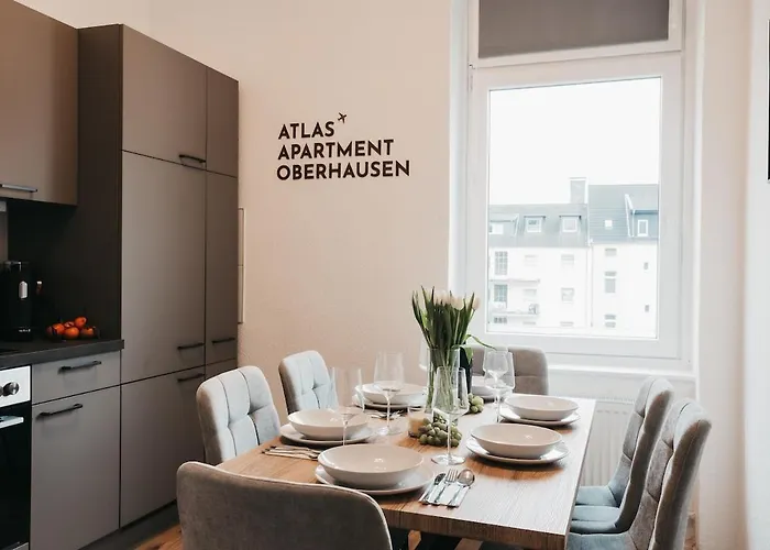 Appartement Atlas 4 Oberhausen, 3 Zimmer, Naehe Bahnhof, Westfield Centro Oberhausen (North Rhine-Westphalia)